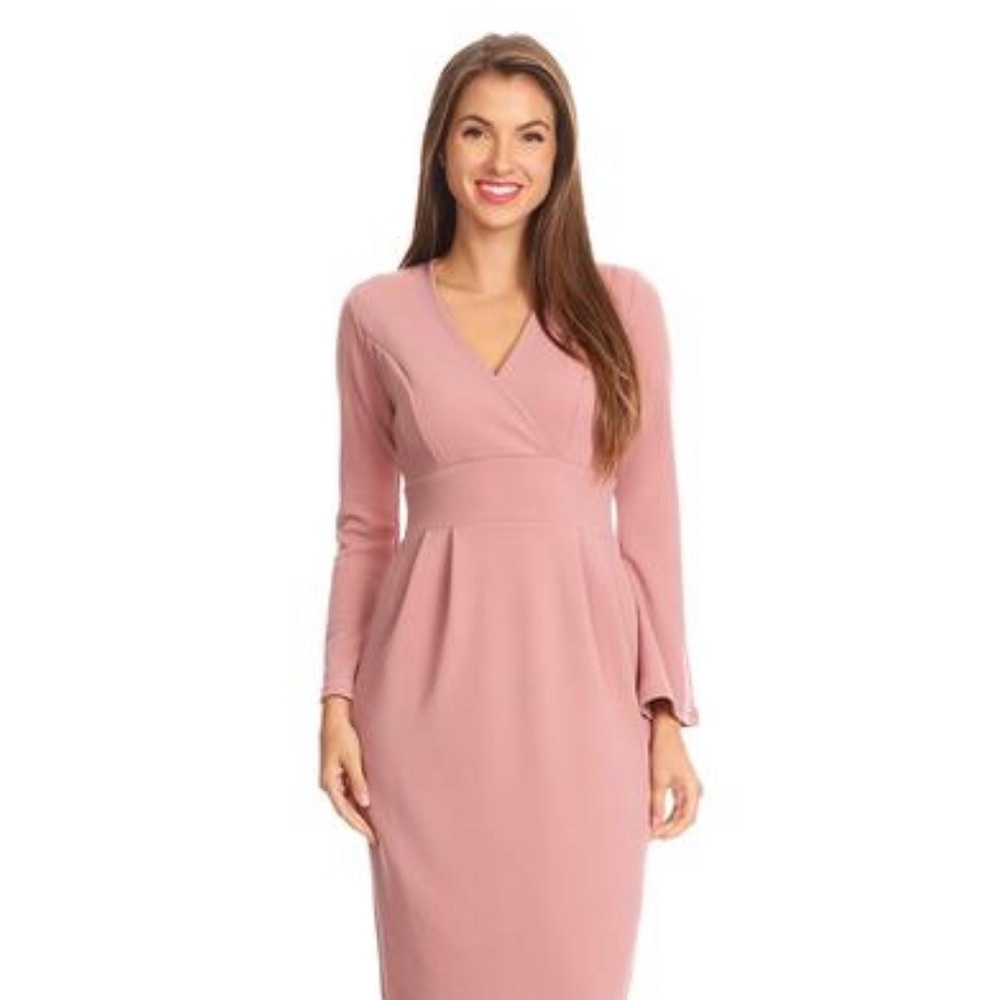 M.Carey boutique “Sweet for You” blush dress